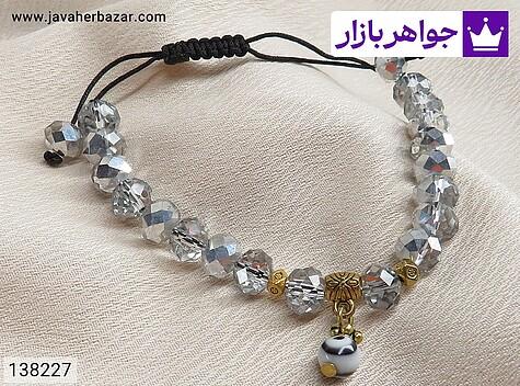 دستبند کریستال زنانه دستبند سنگی کریستال خوش تراش زنانه - 138227