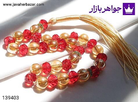 تسبیح سنتاتیک کریستال 33 دانه زیبا - 139403
