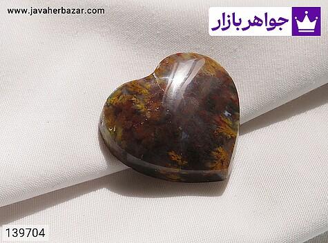 نگین عقیق شجر بهاری طرح قلب - 139704