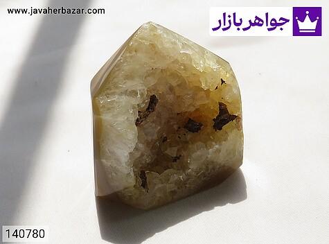 تندیس عقیق راف تراش طبیعی - 140780