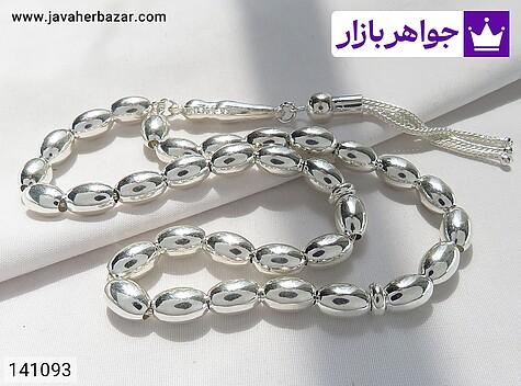 تسبیح 33 دانه تسبیح نقره 33 دانه تراش هلی - 141093