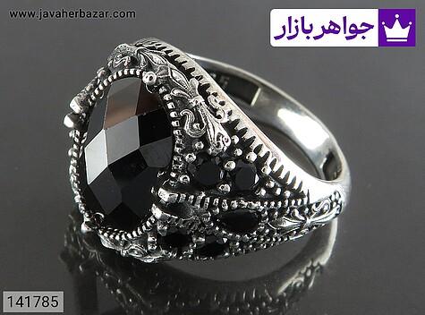 انگشتر نقره انیکس خوش نقش مردانه میکروستینگ - 141785