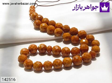 تسبیح کهربا 33 دانه تسبیح کهربا 33 دانه خوش دست مدل کپس - 142516