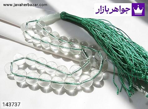 تسبیح 33 دانه تسبیح سنتاتیک شفاف کاری زیبا 33 دانه - 143737