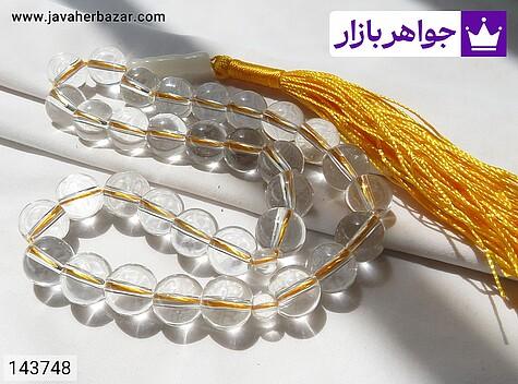 تسبیح 33 دانه تسبیح سنتاتیک شیشه ای جذاب 33دانه - 143748