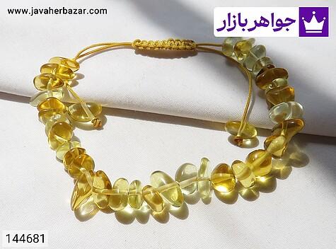 دستبند سیترین دستبند سنگ سیترین با انرژی و خواص بسیار - 144681