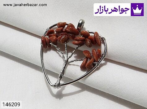 گردنبند دلربا زنانه مدال دلربا طرح قلب زنانه - 146209