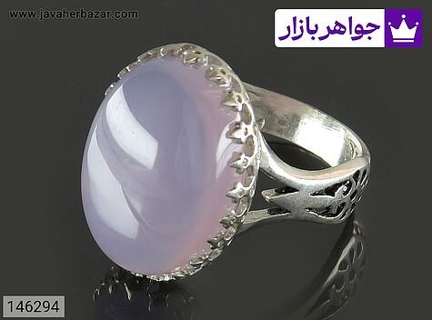 انگشتر عقیق مردانه انگشتر نقره عقیق کبود مردانه - 146294