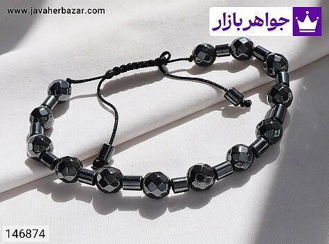 دستبند حدید صینی با دانه های زیبا کاری جدید و خاص - 146874