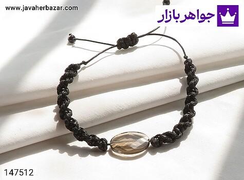 دستبند کوارتز قهوهای زنانه دستبند کوارتز دودی زنانه - 147512