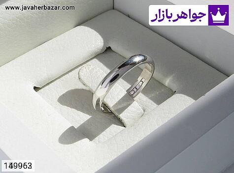 حلقه ازدواج نقره حلقه ازدواج نقره رینگی سایز 54 55 - 149963