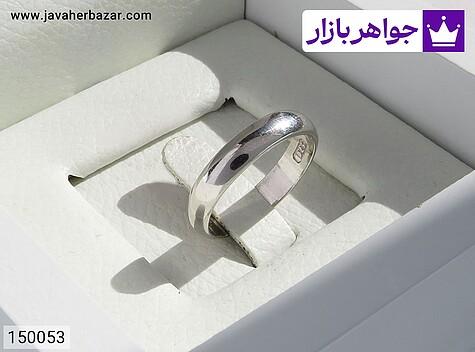 حلقه ازدواج نقره زنانه حلقه ازدواج نقره رینگی سایز 53 زنانه - 150053