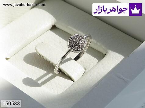انگشتر نقره زنانه انگشتر نقره مینیمال زنانه ظریف - 150533