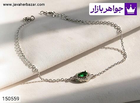 دستبند نقره توپاز سنتاتیک زنانه - 150559
