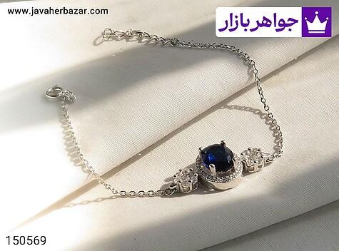 دستبند یاقوت سنتاتیک زنانه دستبند نقره یاقوت سنتاتیک زنانه - 150569