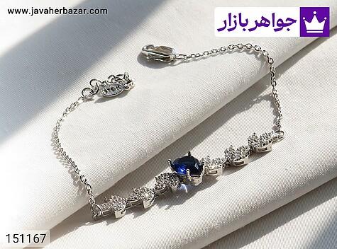 دستبند یاقوت سنتاتیک زنانه دستبند نقره یاقوت سنتاتیک شیک زنانه - 151167