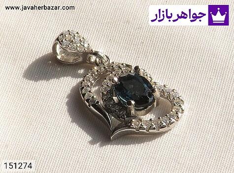 گردنبند توپاز زنانه مدال نقره توپاز لندن بی نظیر زنانه - 151274