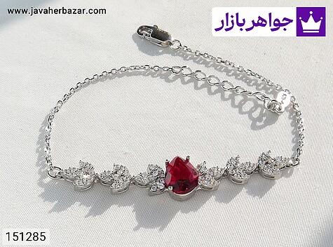 دستبند عشق زنانه دستبند نقره طرح عشق زنانه - 151285