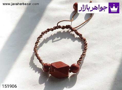 دستبند سنگی جاسپر زنانه دستبند سنگی جاسپر خوش طرح زنانه - 151906