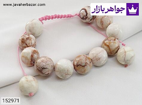 دستبند سنگ جاسپر درشت و زیبا - 152971