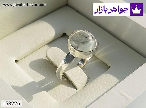انگشتر در نجف زنانه انگشتر نقره در نجف زلال زنانه دست ساز - 153226