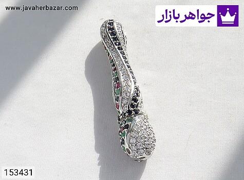 کرکوش سنگ ماه تولد اردیبهشت کرکوش نقره یاقوت و زمرد اشرافی - 153431