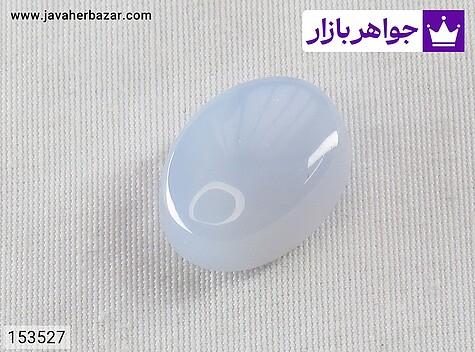 نگین عقیق یمنی کبود - 153527