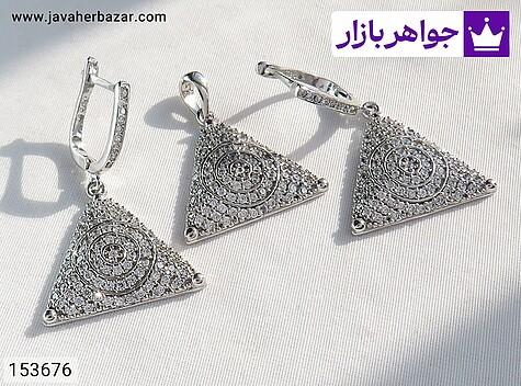 سرویس نقره زنانه سرویس نقره مثلثی زنانه - 153676