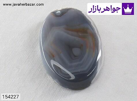 نگین عقیق نگین عقیق درشت و خوش نقش - 154227