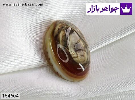 نگین عقیق سلیمانی درشت و زیبا - 154604