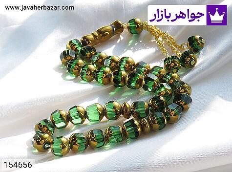 تسبیح زمرد سنتاتیک 33 دانه 10 میل - 154656