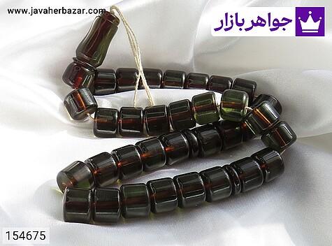 تسبیح سندلوس سبز 33 دانه تسبیح سندلوس سبز 33 دانه درشت زیتونی - 154675