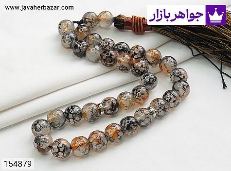 تسبیح 33 دانه 10 میل تسبیح 33 دانه 10 میل طرح عقیق دراگون - 154879