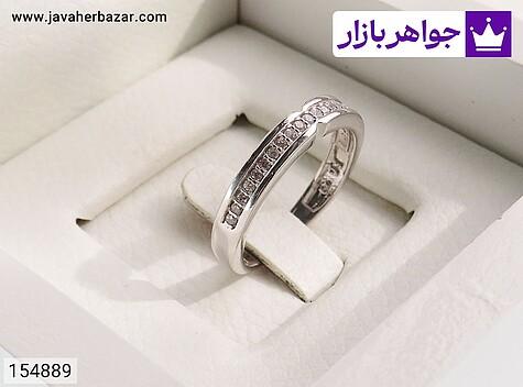 حلقه ازدواج نقره حلقه ازدواج نقره طرح رومانس - 154889
