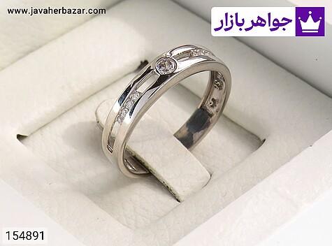 حلقه ازدواج نقره لوکس - 154891