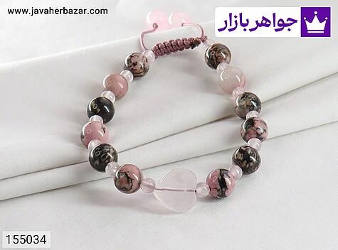 دستبند سنگی کوارتز زنانه دستبند سنگی کوارتز زنانه - 155034