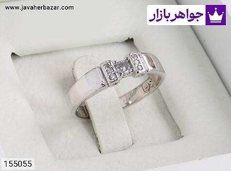 حلقه ازدواج نقره زنانه حلقه ازدواج نقره طرح کیمیا زنانه - 155055