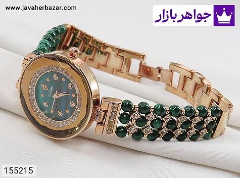 ساعت سبز ساعت مچی استیل مالاکیت فاخر زنانه - 155215
