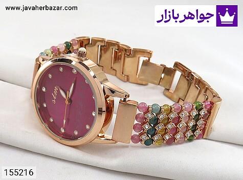 ساعت تورمالین ساعت مچی استیل تورمالین جذاب زنانه - 155216
