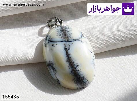 مدال عقیق مدال سنگ عقیق منظره دار زیبا - 155435
