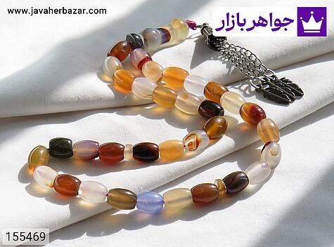 تسبیح عقیق یمنی 33 دانه خوش تراش - 155469
