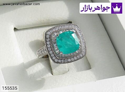 انگشتر نقره تریپلت سنتاتیک زنانه - 155535