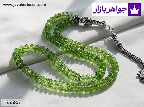 تسبیح نقره زبرجد 101 دانه شیک - 155585