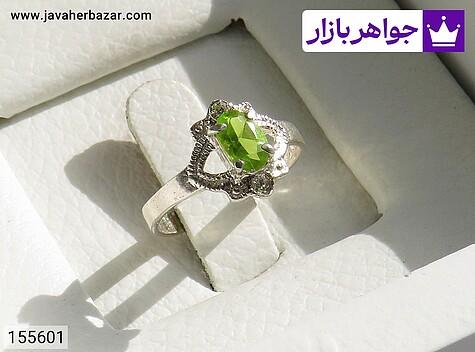 انگشتر زبرجد سنتاتیک بچه گانه انگشتر نقره زبرجد سنتاتیک بچه گانه - 155601