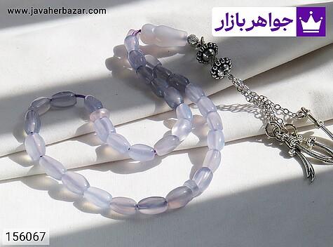 تسبیح عقیق یمنی 33 دانه کبود خوش دست - 156067