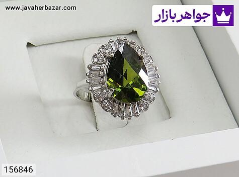 انگشتر الکساندریت زولتانایت زنانه انگشتر نقره الکساندریت زولتانایت خوشرنگ زنانه - 156846