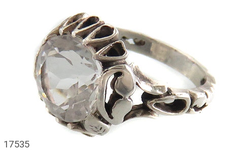 انگشتر نقره در نجف تراش الماسه مردانه - 17535