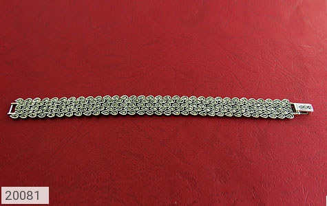 دستبند نقره فاخر اشرافی زنانه - 20081