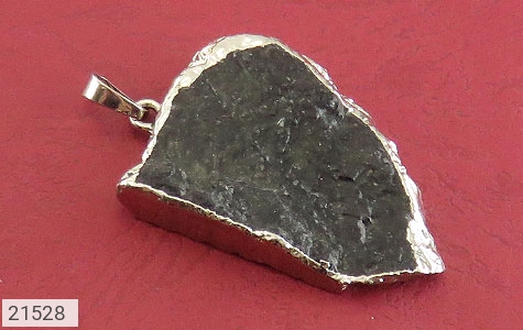 مدال تورمالین راف سیاه زیبا - 21528