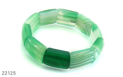 دستبند عقیق سبز - 22125